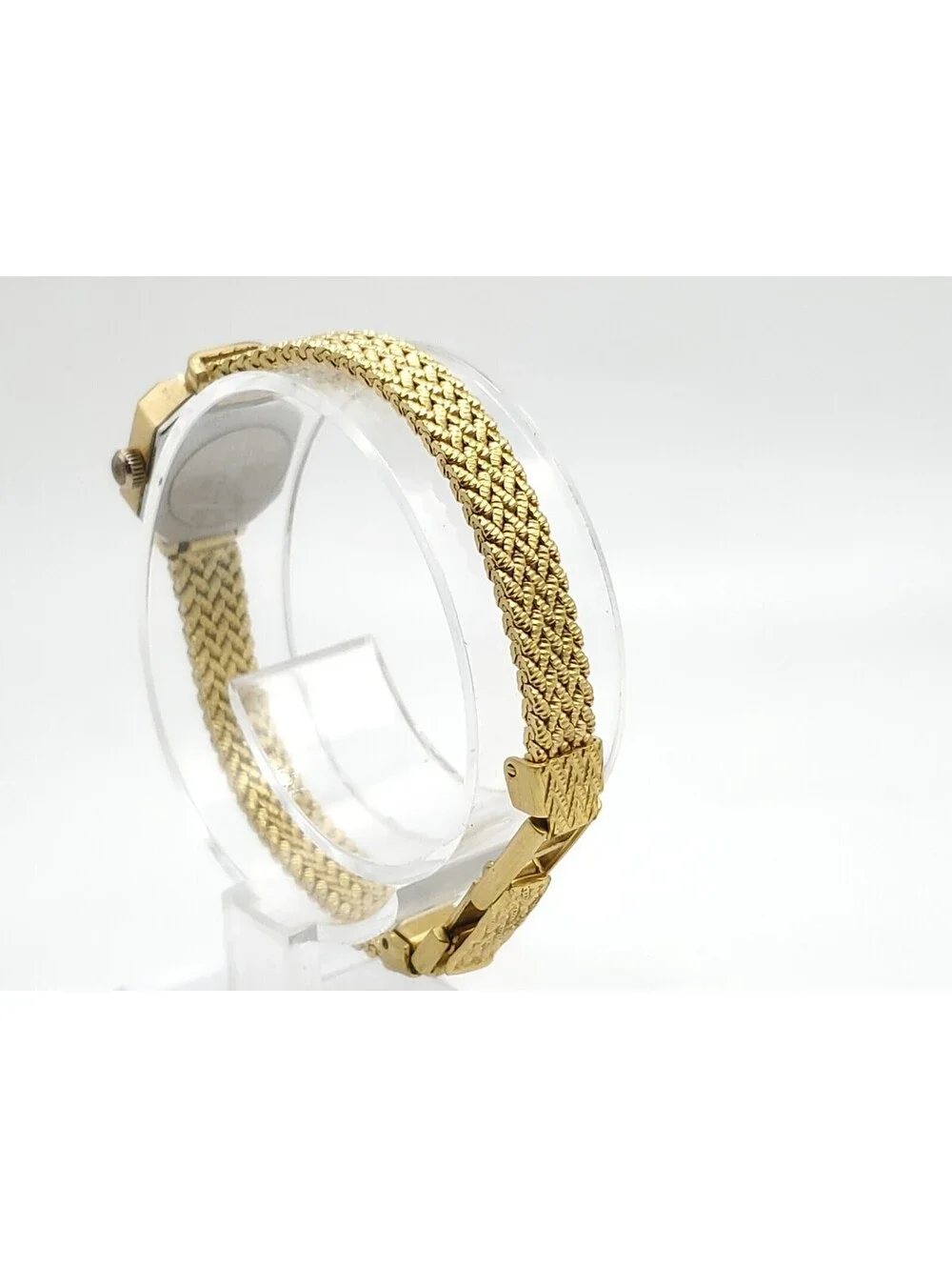 Montique Quartz Womens Watch New Battery Gold Tone Swiss Made 15mm